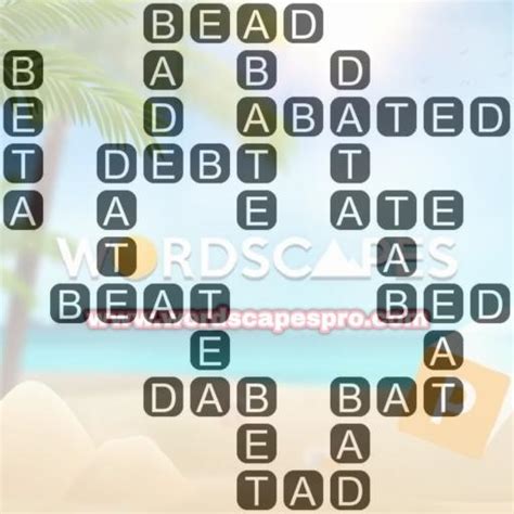 Wordscapes Level 2643 .